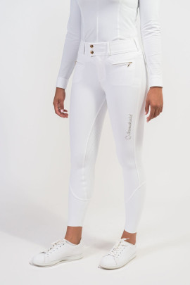 Ridershouse: Samshield Rijbroek Clara full Grip - white champagne