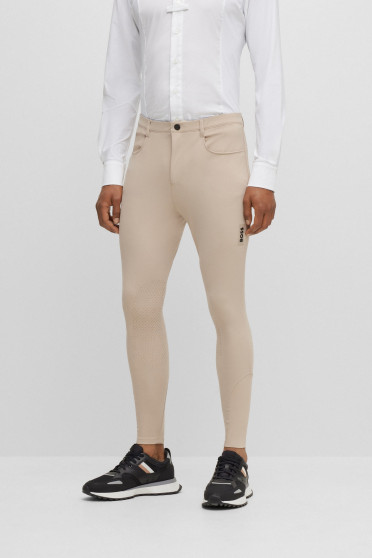 BOSS EQUESTRIAN Mannen Rijbroek Knie Grip James Beige - Ridershouse.com BOSS EQUESTRIAN Mannen Rijbroek Knie Grip James Beige - Ridershouse.com
