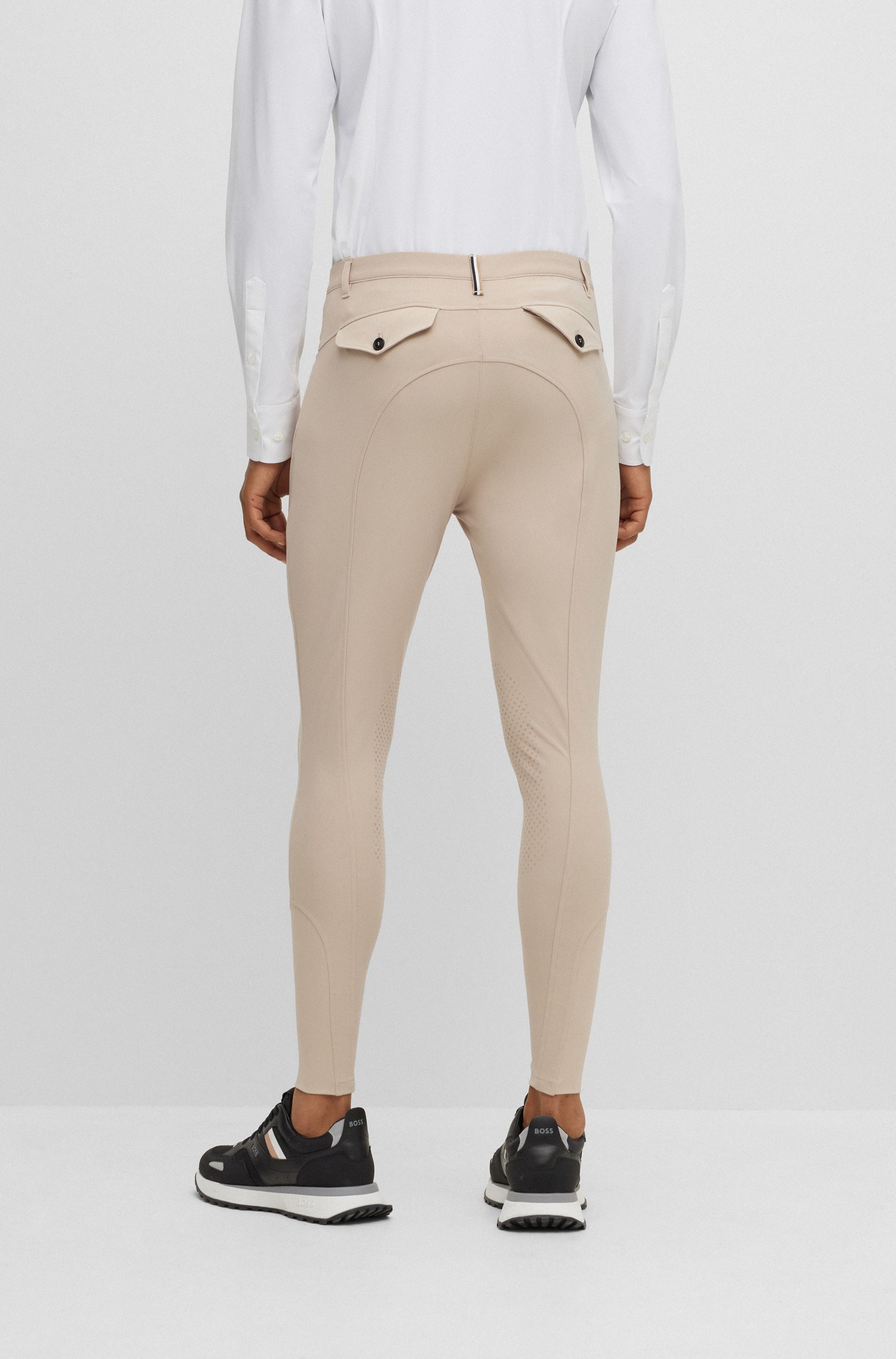 BOSS EQUESTRIAN Mannen Rijbroek Knie Grip James Beige - Ridershouse.com BOSS EQUESTRIAN Mannen Rijbroek Knie Grip James Beige - Ridershouse.com