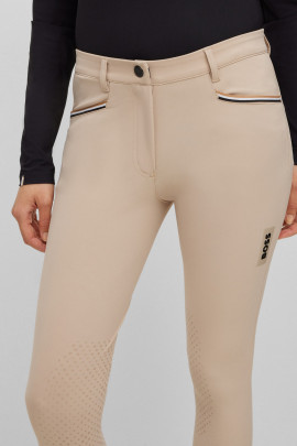 BOSS EQUESTRIAN Dames Rijbroek Knie Grip Hazel Beige - Ridershouse.com BOSS EQUESTRIAN Dames Rijbroek Knie Grip Hazel Beige - Ridershouse.com