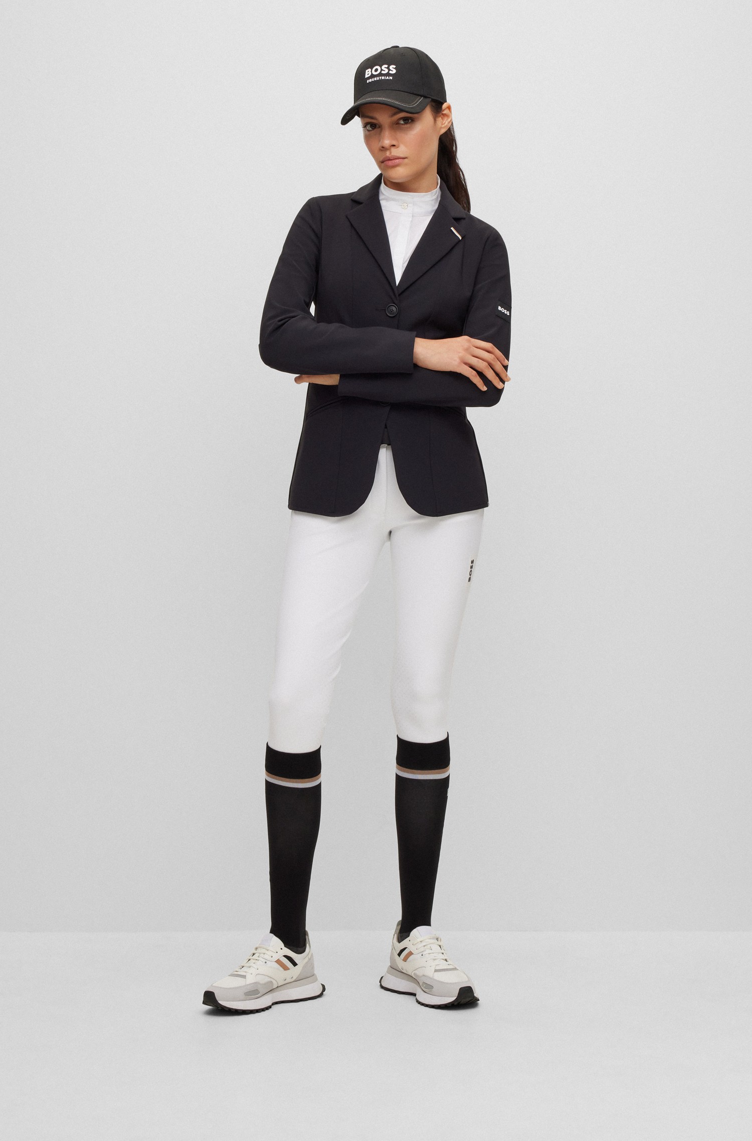 BOSS EQUESTRIAN Dames Rijbroek Knie Grip Hazel Wit - Ridershouse.com BOSS EQUESTRIAN Dames Rijbroek Knie Grip Hazel Wit - Ridershouse.com