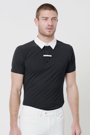 Ridershouse: Samshield Wedstrijd Shirt Calvin Korte Mouwen - Kleur zwart Ridershouse: Samshield Wedstrijd Shirt Calvin Korte Mouwen - Kleur zwart