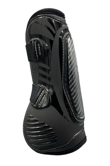 Ridershouse: eQuick eCarbon Shock Peesbeschermers - kleur zwart Ridershouse: eQuick eCarbon Shock Peesbeschermers - kleur zwart