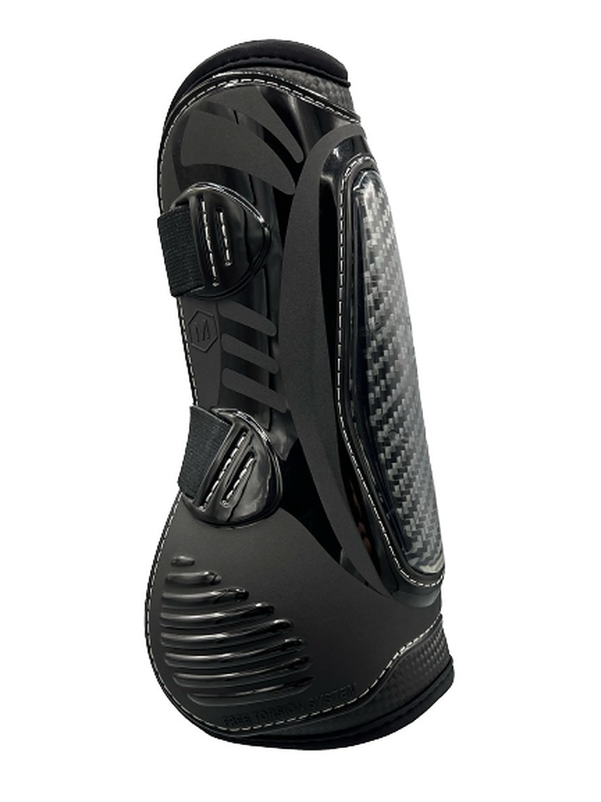 Ridershouse: eQuick eCarbon Shock Peesbeschermers - kleur zwart Ridershouse: eQuick eCarbon Shock Peesbeschermers - kleur zwart