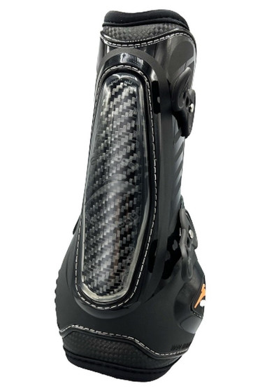 Ridershouse: eQuick eCarbon Shock Peesbeschermers - kleur zwart Ridershouse: eQuick eCarbon Shock Peesbeschermers - kleur zwart