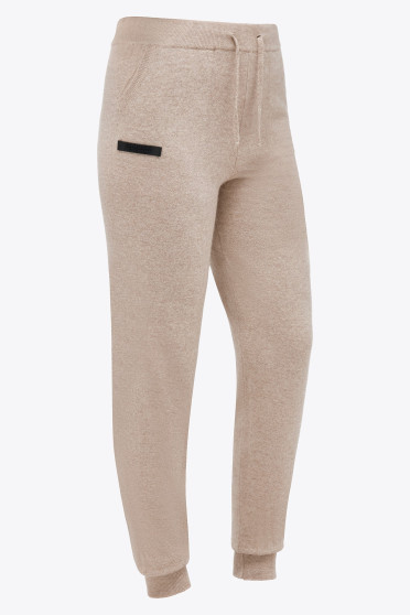 Cavalleria Toscana Label Cashmere Blend Joggers Beige/Sand, Heerijk voor een huispak