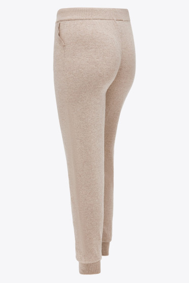 Cavalleria Toscana Label Cashmere Blend Joggers Beige/Sand, Heerijk voor een huispak
