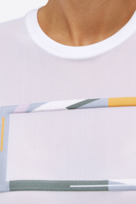 Ridershouse: RG Italy - Mesh T-shirt Wit Ridershouse: RG Italy - Mesh T-shirt Wit
