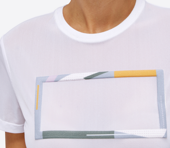 Ridershouse: RG Italy - Mesh T-shirt Wit Ridershouse: RG Italy - Mesh T-shirt Wit