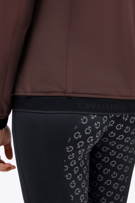 Cavalleria Toscana Dames Jersey En Velvet Hooded Full Zip Softshell Jas Cavalleria Toscana Dames Jersey En Velvet Hooded Full Zip Softshell Jas