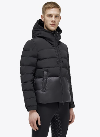 Ridershouse: Cavalleria Toscana Heren Jas Hooded Nylon Puffer kleur Zwart Ridershouse: Cavalleria Toscana Heren Jas Hooded Nylon Puffer kleur Zwart