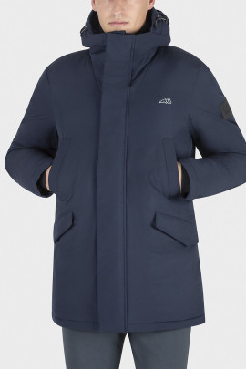Ridershouse: Equiline Heren winterjas model "Cellac" - in de kleur zwart