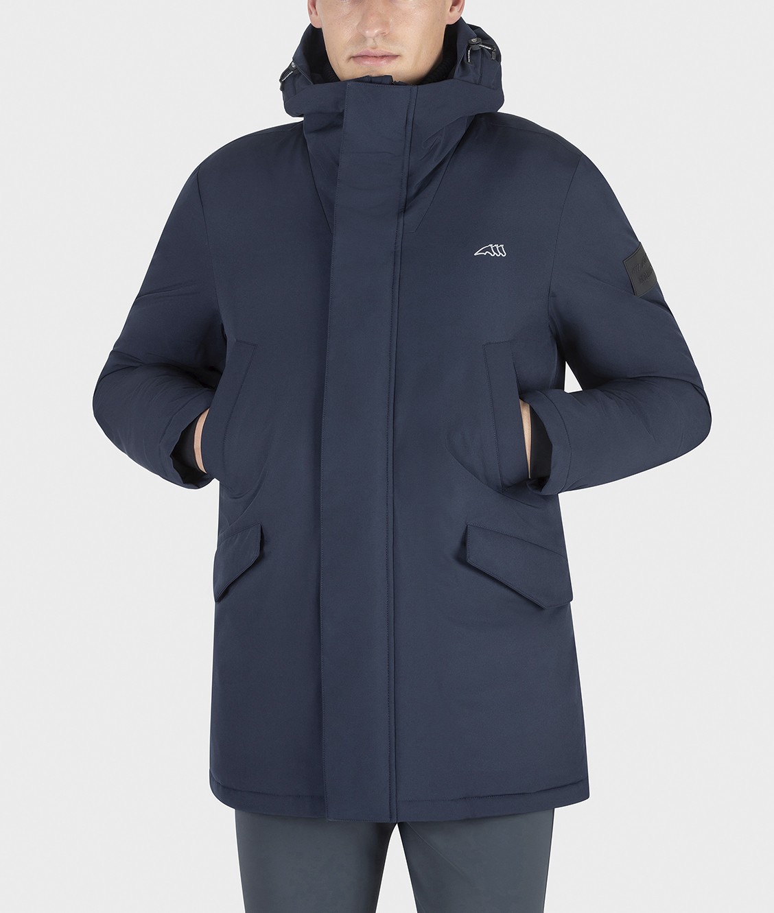 Ridershouse: Equiline Heren winterjas model "Cellac" - in de kleur zwart