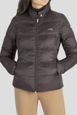 Ridershouse: Equiline Women's Padded Jacket Elannae - color: brown