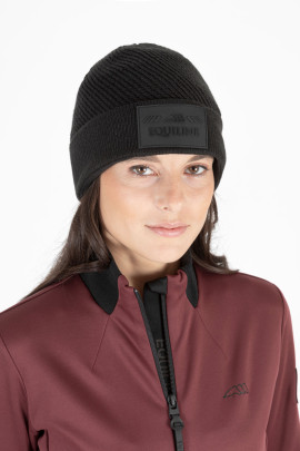 Ridershouse: Equiline Cabic Thermo Muts / beanie - in de kleur Zwart