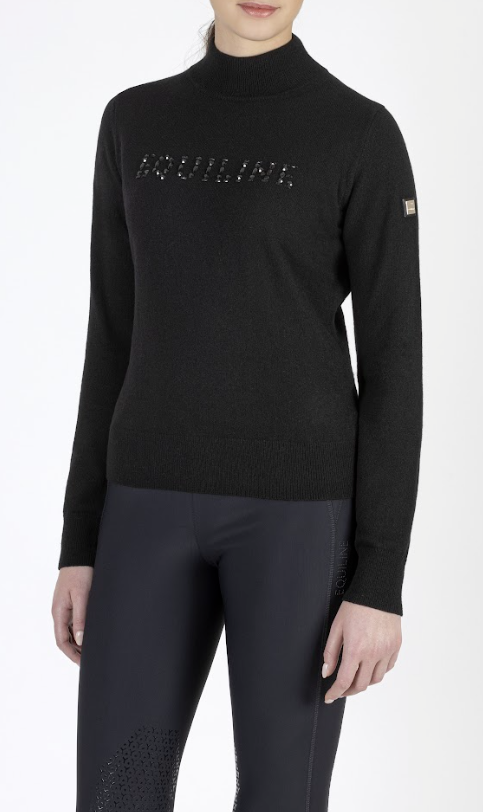 Equiline Women's Pullover Gillen - Color Black - Ridershouse.com Equiline Women's Pullover Gillen - Color Black - Ridershouse.com