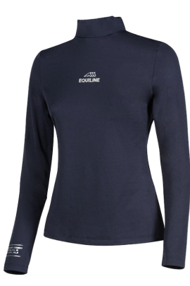 Equiline Women's Turtleneck Collec - Color Blue - Ridershouse.com