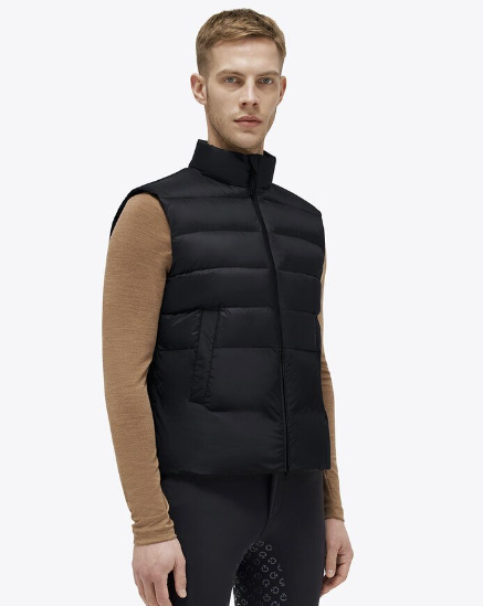 Ridershouse: Cavalleria Toscana Heren Nylon Puffer Vest Bodywarmer Zwart Ridershouse: Cavalleria Toscana Heren Nylon Puffer Vest Bodywarmer Zwart