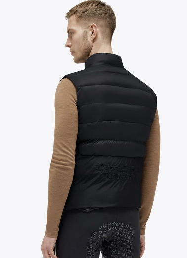Ridershouse: Cavalleria Toscana Heren Nylon Puffer Vest Bodywarmer Zwart Ridershouse: Cavalleria Toscana Heren Nylon Puffer Vest Bodywarmer Zwart