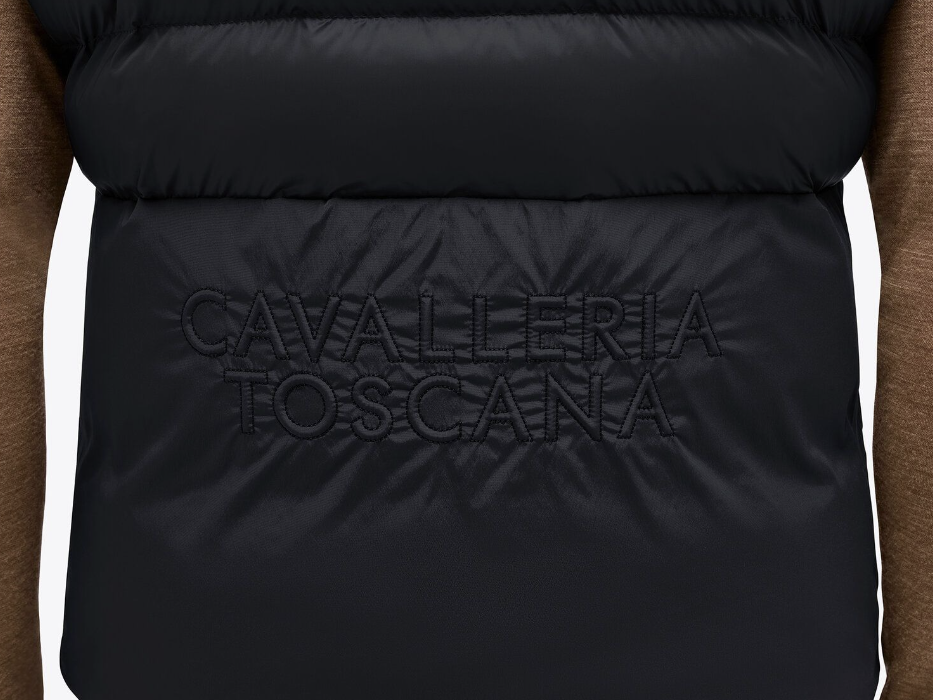 Ridershouse: Cavalleria Toscana Heren Nylon Puffer Vest Bodywarmer Zwart Ridershouse: Cavalleria Toscana Heren Nylon Puffer Vest Bodywarmer Zwart