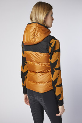 Ridershouse: Vestrum Women's Morgex Padded Down Vest - color Turmeric Ridershouse: Vestrum Women's Morgex Padded Down Vest - color Turmeric