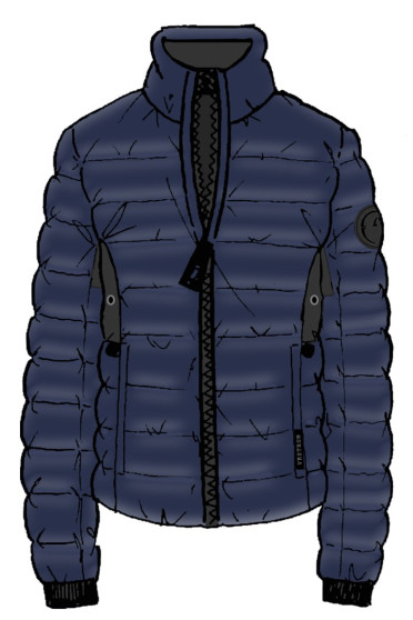 Ridershouse: Vestrum Men's Winter Dons Jas Valverde - in de kleur Navy Blue Ridershouse: Vestrum Men's Winter Dons Jas Valverde - in de kleur Navy Blue