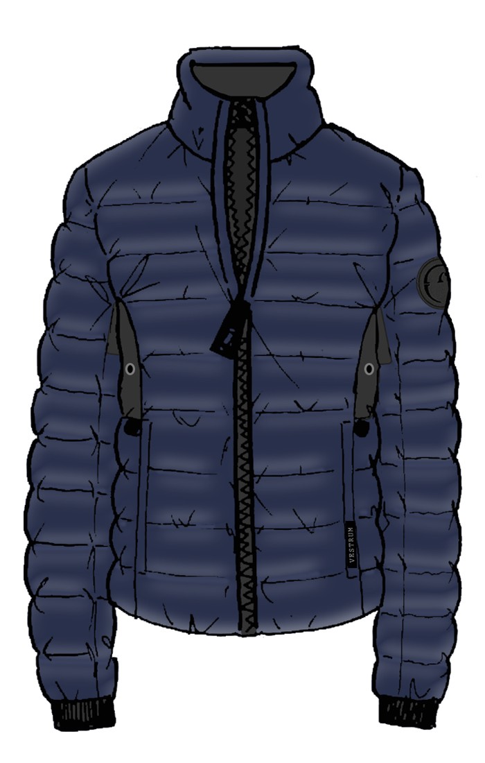 Ridershouse: Vestrum Men's Winter Dons Jas Valverde - in de kleur Navy Blue Ridershouse: Vestrum Men's Winter Dons Jas Valverde - in de kleur Navy Blue