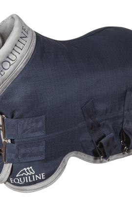 Ridershouse: Equiline Staldeken Anthuriu 200 Grams - kleuren Blauw/Grijs