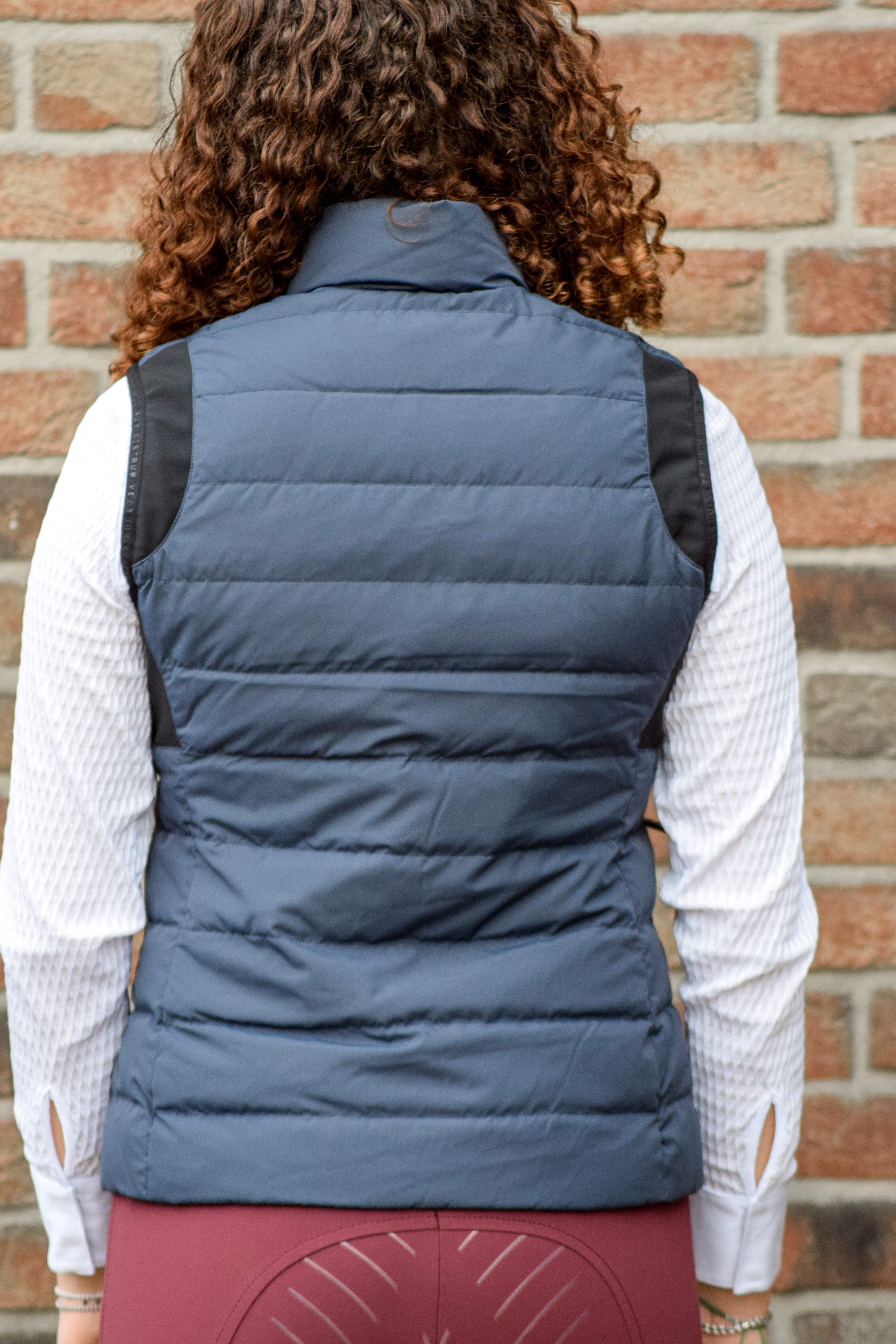 Ridershouse: Vestrum Dames Bodywarmer Pinarella - in de kleur Donkerblauw