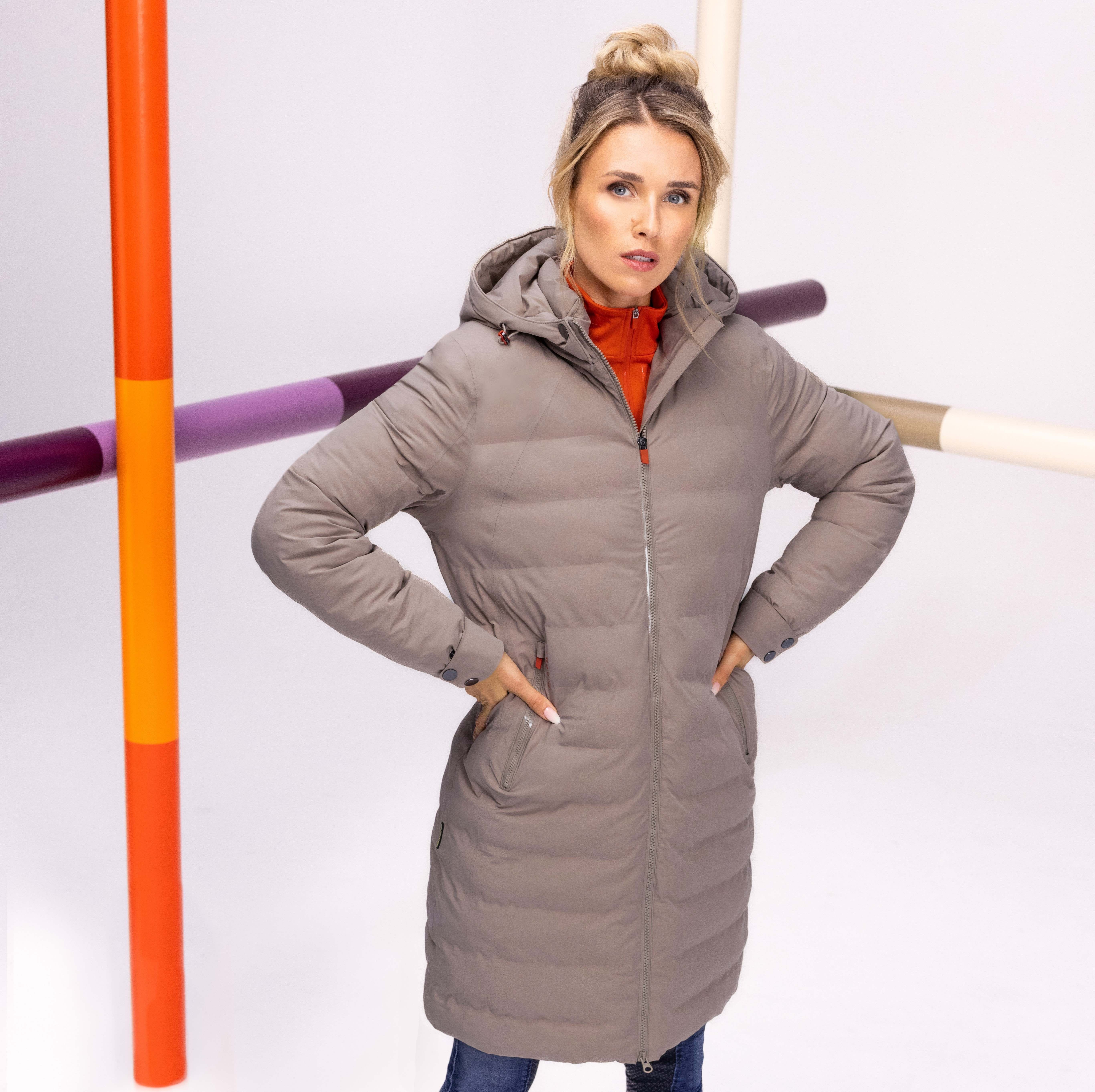 Ridershouse; Pikeur Long Winterjacket Riding Jacket "Selection" - color Grey Ridershouse; Pikeur Long Winterjacket Riding Jacket "Selection" - color Grey