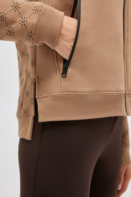 Ridershouse: Cavalleria Toscana Women's Hooded Zip Sweater CT Mini Orbit Ridershouse: Cavalleria Toscana Women's Hooded Zip Sweater CT Mini Orbit