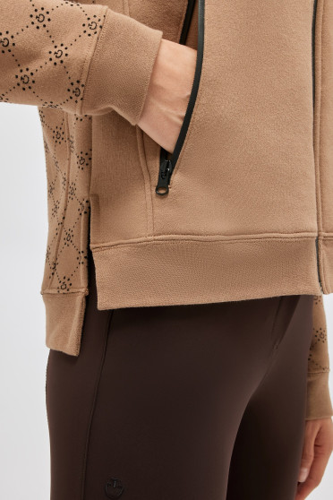 Ridershouse: Cavalleria Toscana Women's Hooded Zip Sweater CT Mini Orbit Ridershouse: Cavalleria Toscana Women's Hooded Zip Sweater CT Mini Orbit