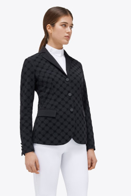 Ridershouse: Cavalleria Toscana Dames CT Mini Orbit Flock Wedstrijdjasje