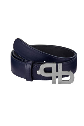 Rdiershouse: Pikeur Unisex Riem Leer in de kleuren Nightsky met Zilver