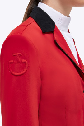 Cavalleria Toscana Meisjes Zip Wedstrijdjasje - Rood - By Ridershouse.com