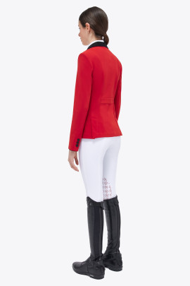 Cavalleria Toscana Meisjes Zip Wedstrijdjasje - Rood - By Ridershouse.com