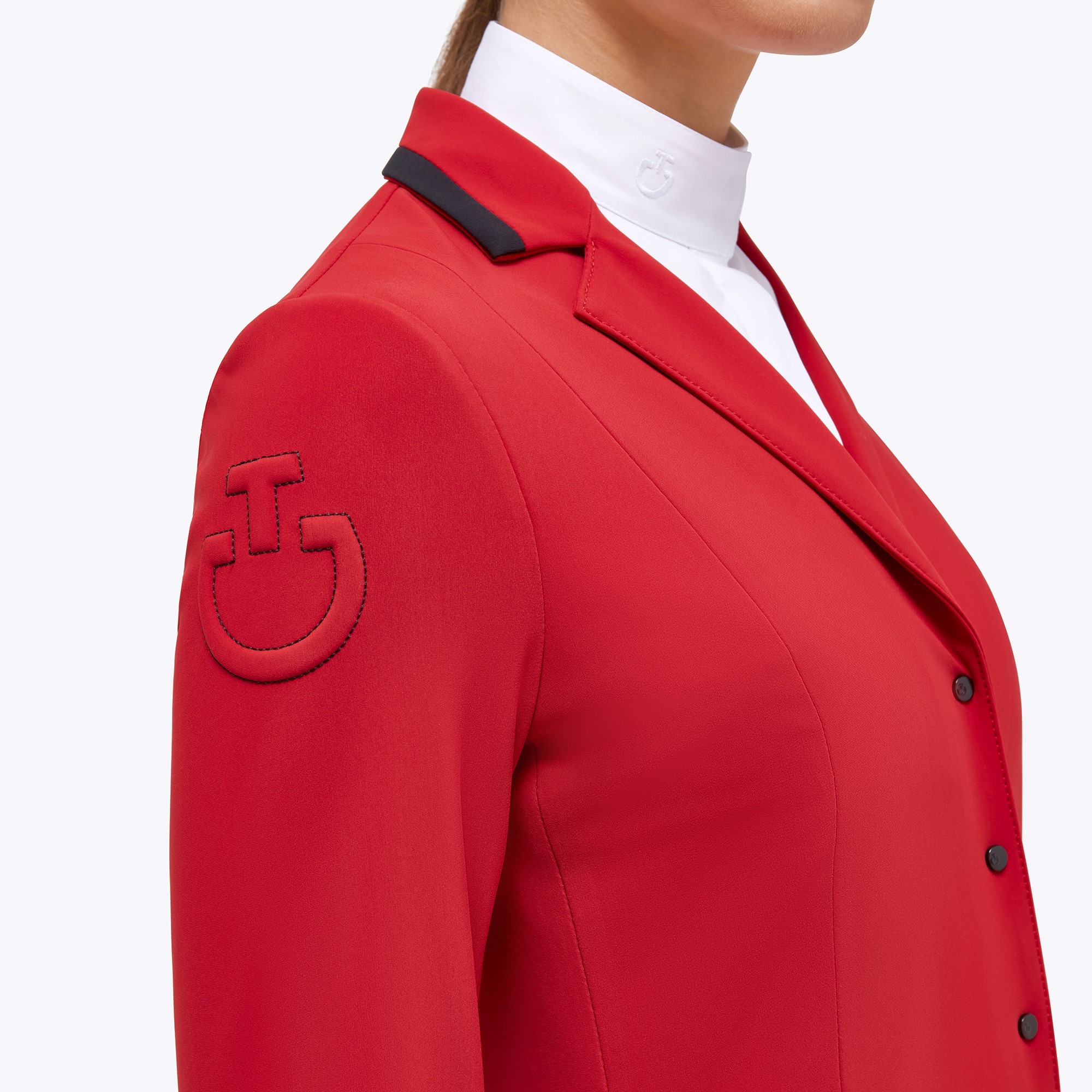 Ridershouse: Cavalleria Toscana Women's Zip Competition Jacket Embroidery Collar Ridershouse: Cavalleria Toscana Women's Zip Competition Jacket Embroidery Collar