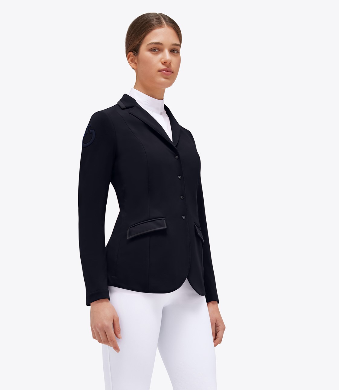 Ridershouse: Cavalleria Toscana Women's Zip Competition Jacket Embroidery Collar Ridershouse: Cavalleria Toscana Women's Zip Competition Jacket Embroidery Collar