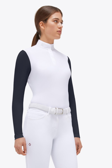 Ridershouse: Cavalleria Toscana Dames Jersey Mesh Longsleeve Wedstrijdshirt Ridershouse: Cavalleria Toscana Dames Jersey Mesh Longsleeve Wedstrijdshirt