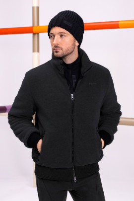 Pikeur Heren Outdoor Fleece Jack - in de kleur Antraciet - Ridershouse.com