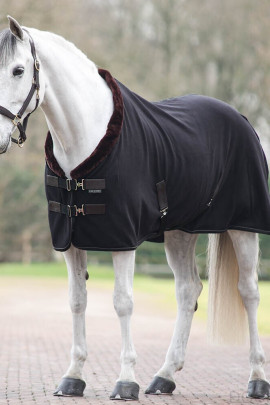 Equithème Fleecedeken Teddy - Zwart - Ridershouse.com
