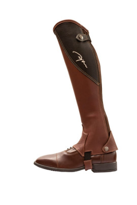 Mini-chaps Kieffer En Daim Marron – Taille XL (Extra Large) Neuves Pour équitation