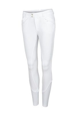 Ridershouse: Samshield Riding Breeches Celeste Full Grip - White TT