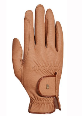 Ridershouse, Roeckl Grip Handschoen - in de kleur caramel