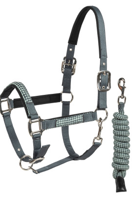 Riidershouse: Equiline Halter And Rope Set Urban Chic - Green Milieu