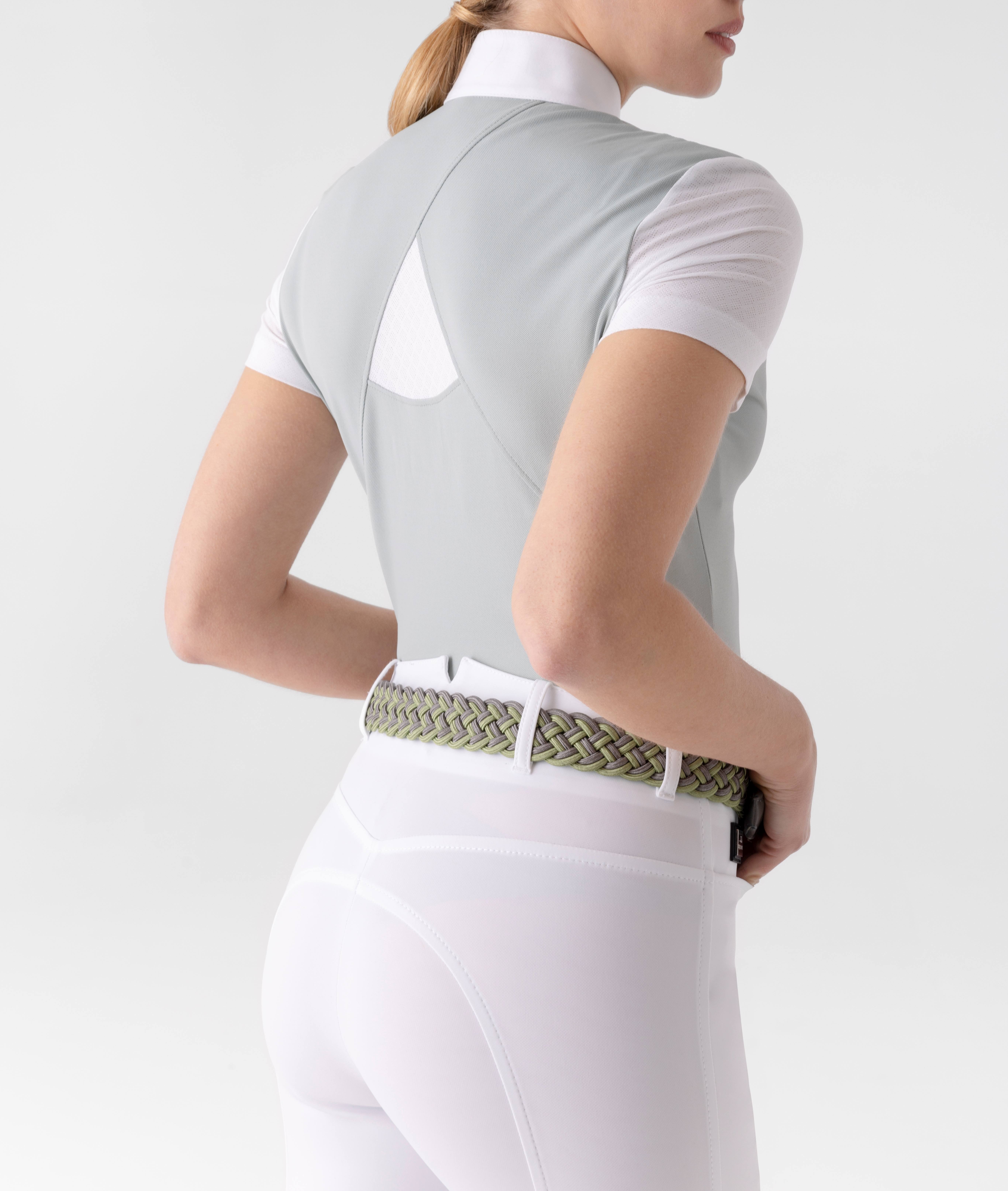 SS024 Equiline Women's Wedstrijdshirt Korte Mouwen Mirage Green - Ridershouse SS024 Equiline Women's Wedstrijdshirt Korte Mouwen Mirage Green - Ridershouse