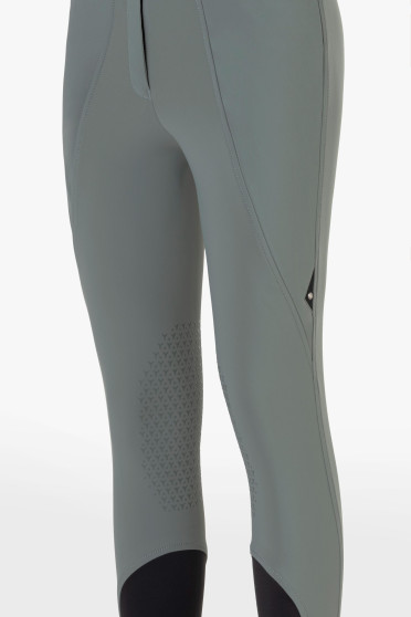 Equiline Women's Riding Breeches Knee Grip Esicefh Green Milieu - Ridershouse