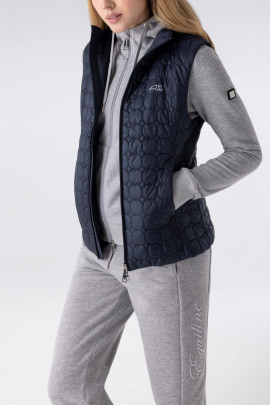Summer 2024 - Equiline Women's Down Vest Adaev - in the color Navy Blue