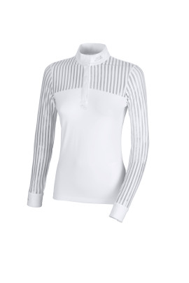 Pikeur Dames Wedstrijdshirt Lange Mouwen Mesh - in de kleur wit - Ridershouse Pikeur Dames Wedstrijdshirt Lange Mouwen Mesh - in de kleur wit - Ridershouse