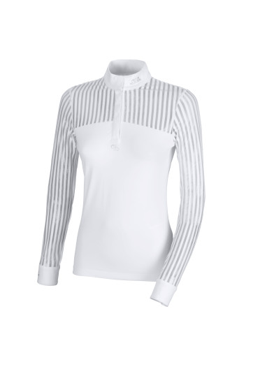 Pikeur Dames Wedstrijdshirt Lange Mouwen Mesh - in de kleur wit - Ridershouse Pikeur Dames Wedstrijdshirt Lange Mouwen Mesh - in de kleur wit - Ridershouse
